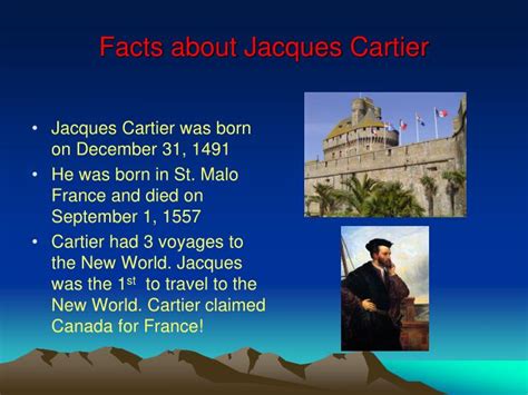 interesting facts about Jacques Cartier